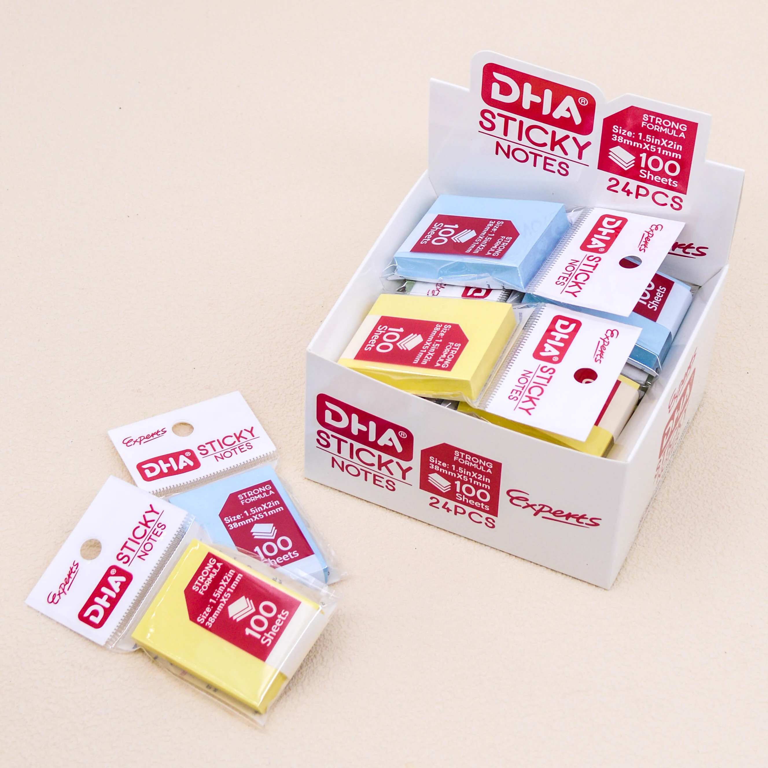 2024 New Stationery Set 3x1 Inch Sticky Nots OEM ODM  Office Stationery Set Memo Pad Notebook for Students