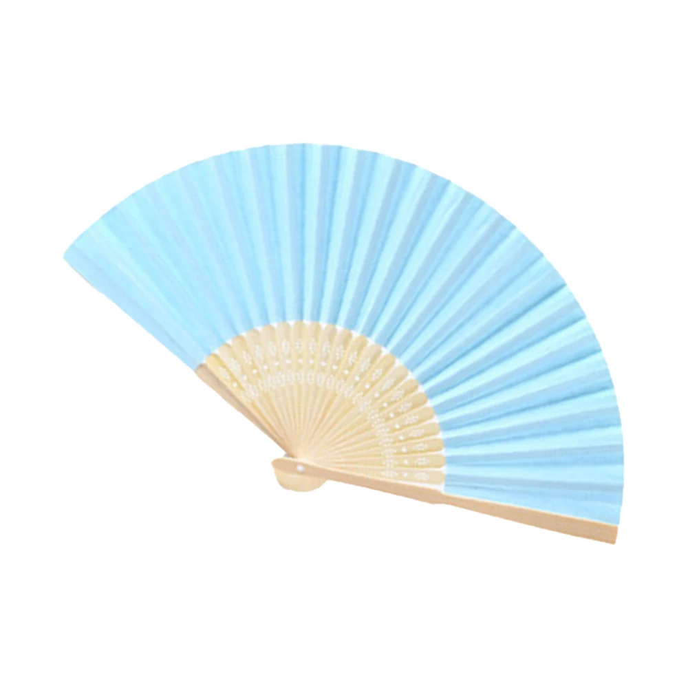 2024 Wholesale Custom Printed,Logo Folding Hand Held Holding Fan Wedding Paper Fans/