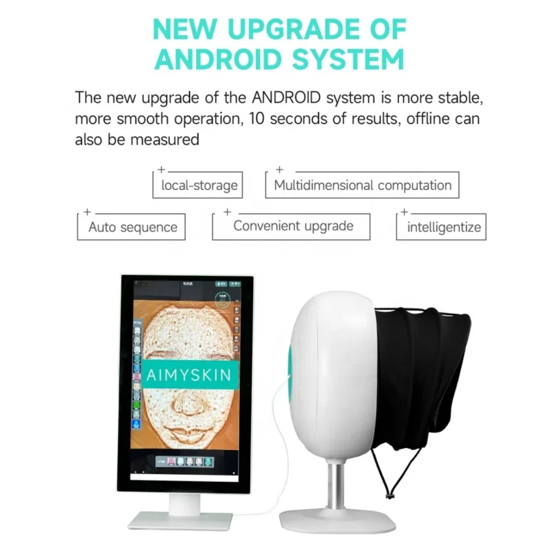 New Arrivals 2024 AI Smart Skin Detector 5 Spectrum Digital Analyzer Face Analysis Machine Facial Scanner Analyzer