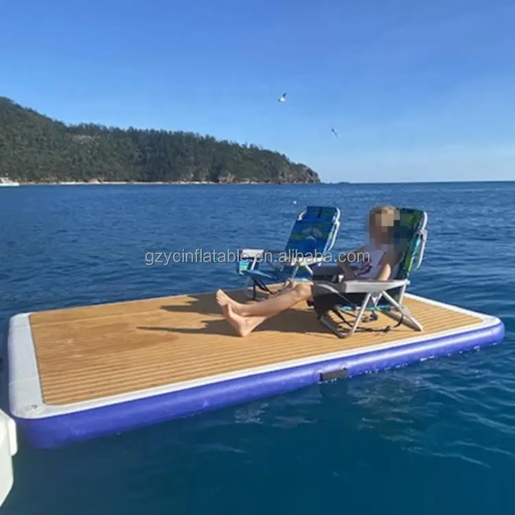 YC надувной Понтонный понтон водяной САП-Док jetski надувная док-станция для продажи