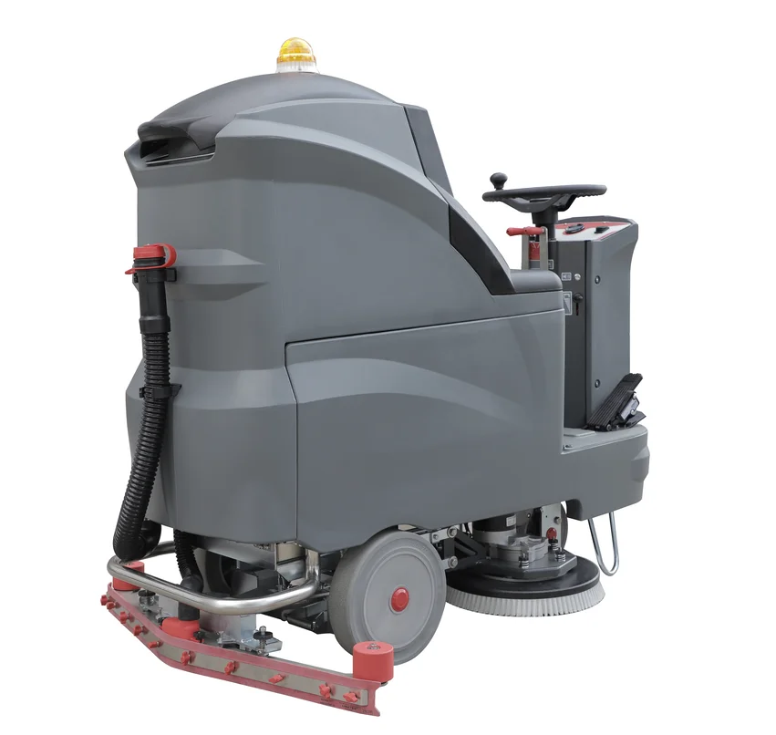 electric compact floor scrubber granite floor cleaning machine scrubber floor scrubbing machine