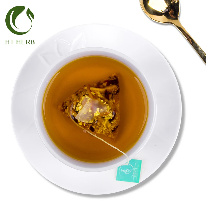 Delicious Blending Chinese Dried Herbal Tea Bags With Red Bean Coix Seed Tea  Custom Tea Bag Pyramid