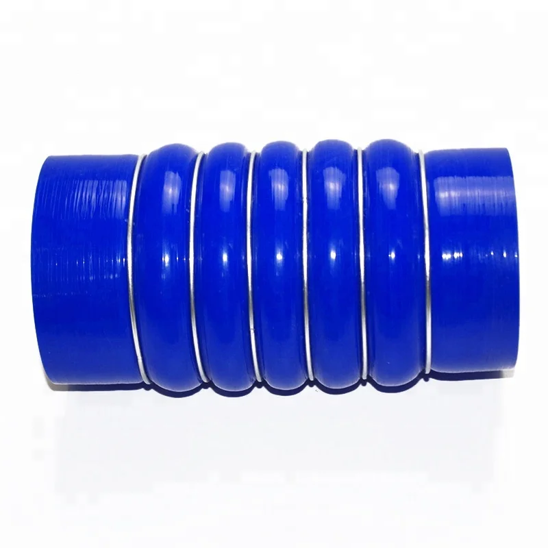 High Pressure Polyester Braided Reinforced Stainless Steel Corrugated Silicone Hose