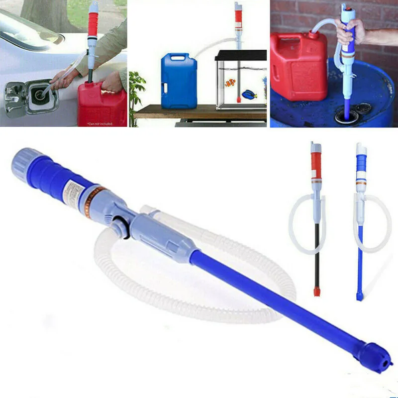 Car Truck Fuel Oil Gasoline Diesel Transfer Hand Pump Sucker Manual Siphon Suction Water Chemical Liquid Pump