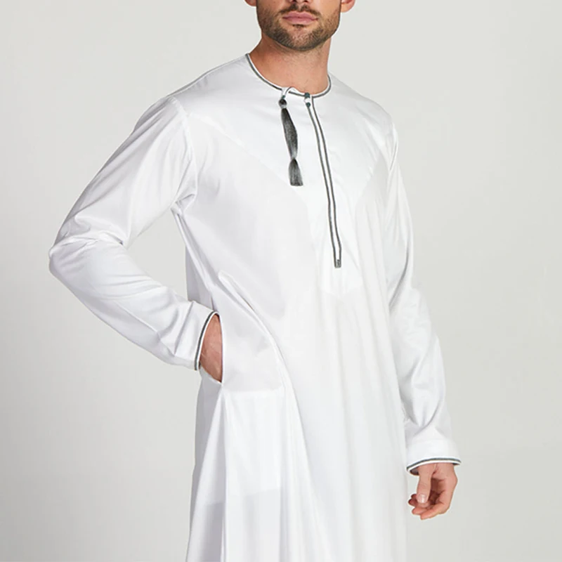 Eid Hooded Turkey Kaftan Islamic Clothing Caftan Middle Arab Costumes Robe Dubai Saudi Abaya Men Muslim Jubba Thobe Dress