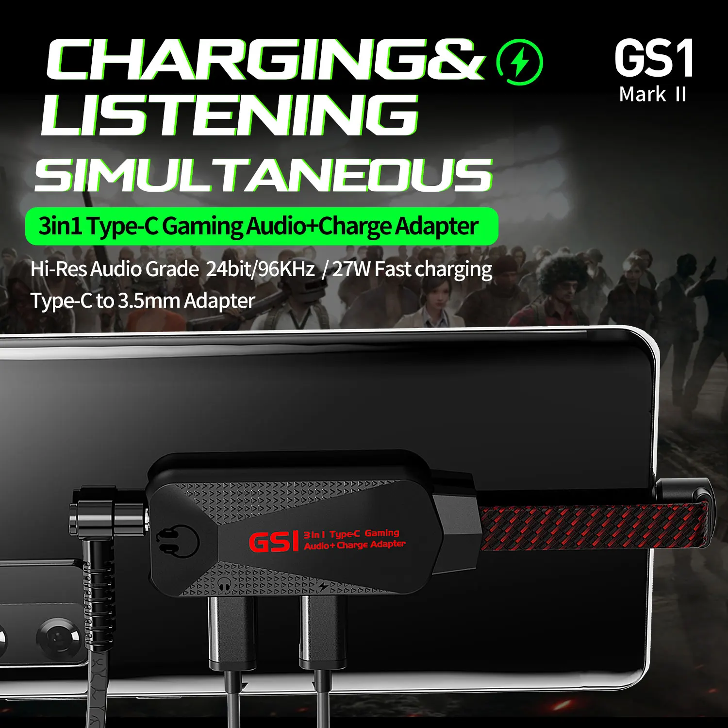  Портативные наушники TYPE-C до 3 5 мм GAMING HEADSET микро SD карты для мобильных