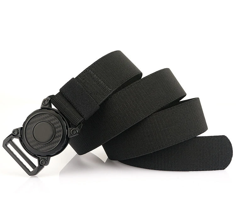 Alfa 3.8cm Quick Release Belt For Men Braided Belts For Men Heavy-duty Belts