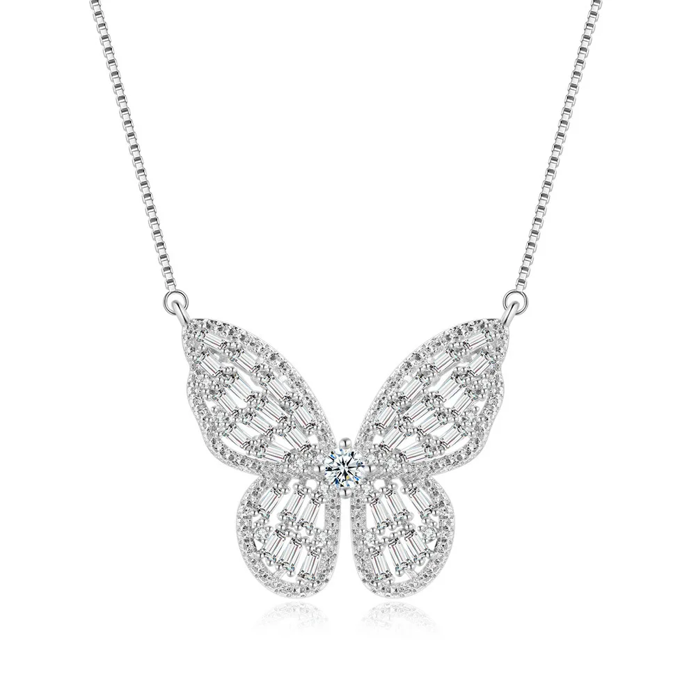 Hip hop Jewelry New Special Design Excellent Brass Fashion Jewelry Pendant Necklaces Butterfly