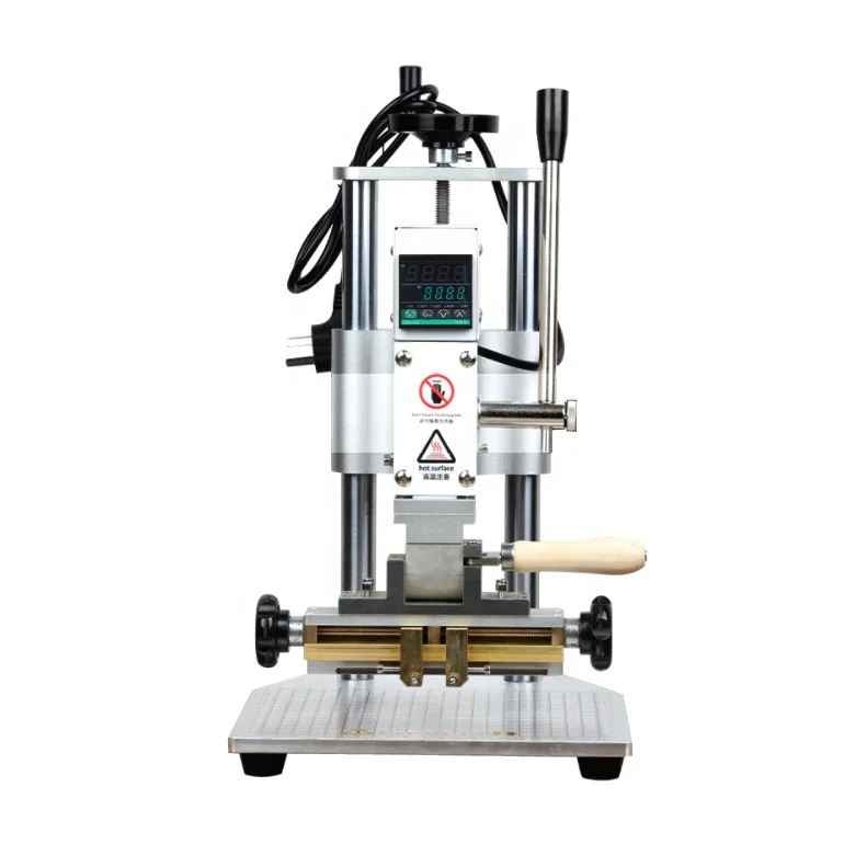 New Style Die Easy Changing Hot Foil Printing Stamping Machine for Leather Plastic