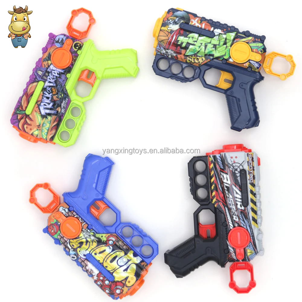 Customize Doodle Soft Bullet Gun Toy Factory Target Shooting Training small Blaster Ball Kids Weapons Toys Sets