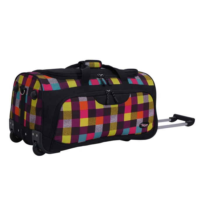 Hot Sell Carry-on Luggage Trolley Bags rolling Duffel bag Trolley Travel Bags wheeled outdoor carry on Luggage