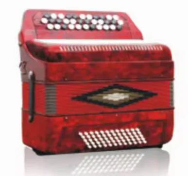 Professional 34-60 Bass Piano Accordion with 3460 B-C System Chromatic Conformation 60 Musical Keys