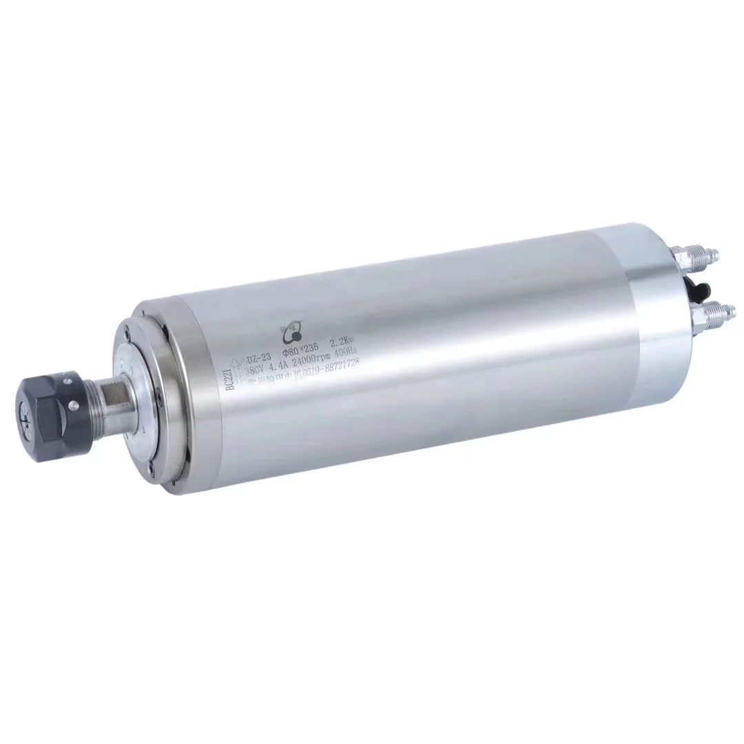 Air Cooled Water Cool 2.2kW CNC Router Electric Spindle Exported to Saudi Arabia