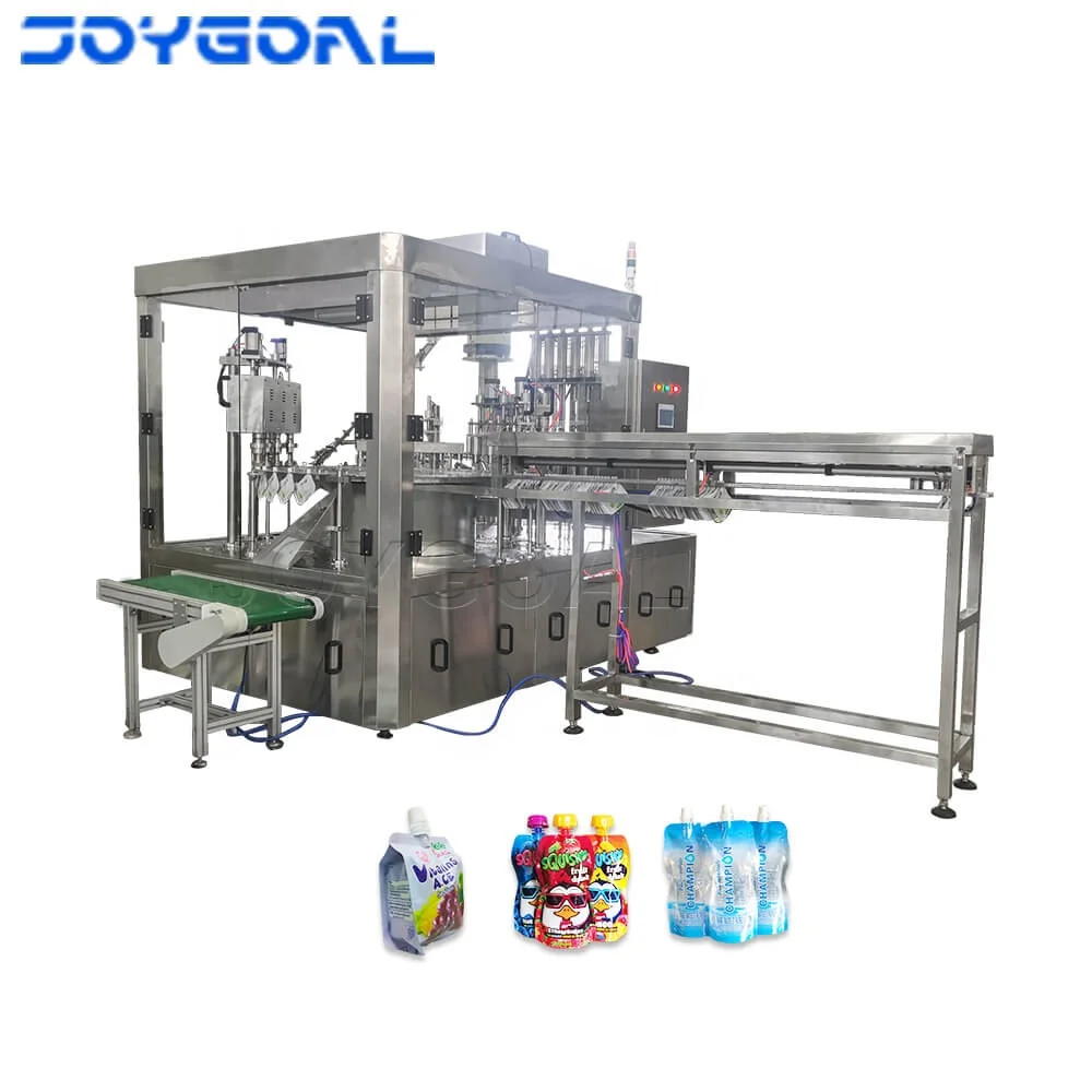 water automatic filling machine capping for screw cap standing pouch machinery industry equipment for liquid product