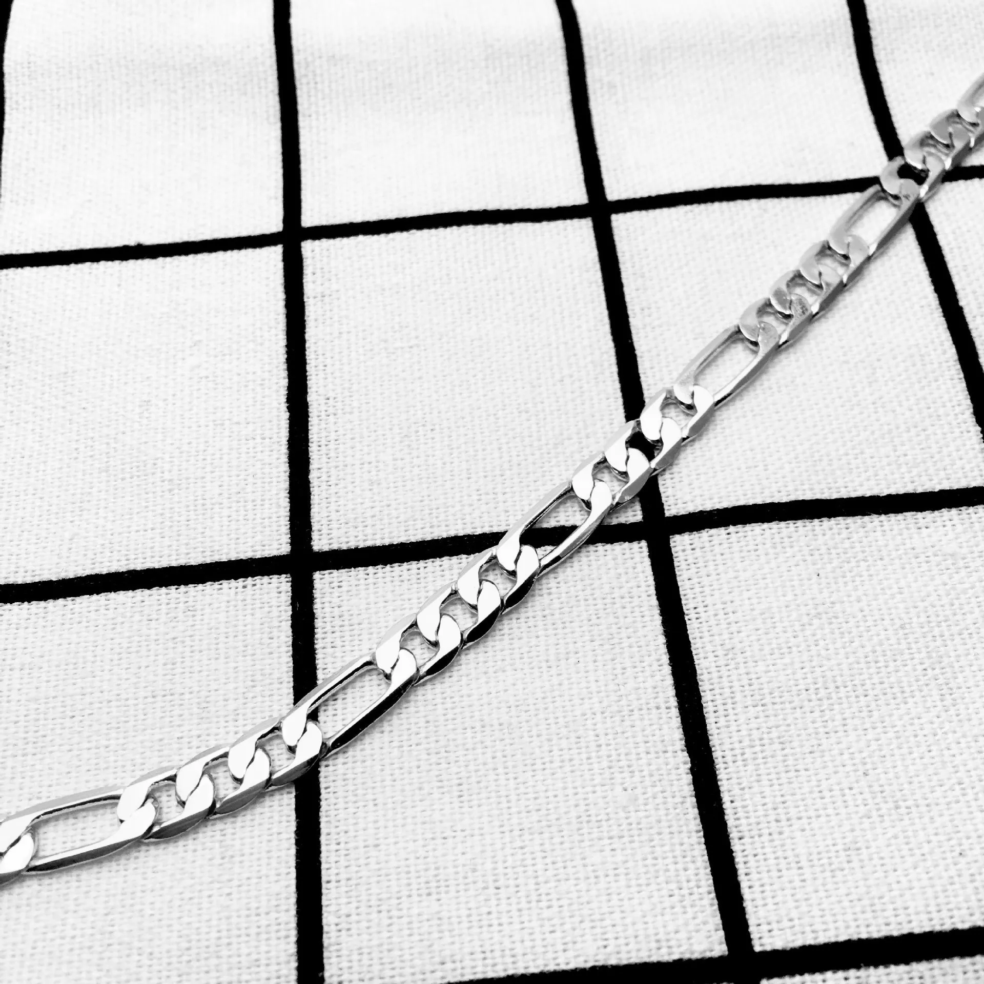 High Polished Surgical Steel Chain Medical Alert ID Bracelets for Women and Men