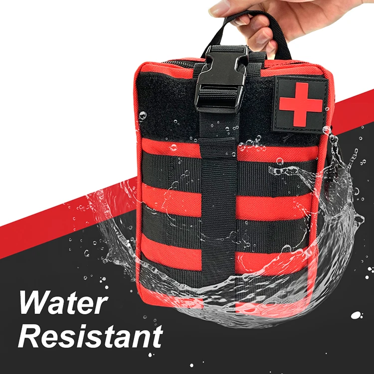 manufacture custom emergency medical treat survival kit backpack with food in metal tin bulk
