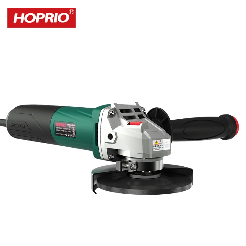 Hoprio 115MM 1150W mini angle grinder Brushless Power Tools for metal grinding