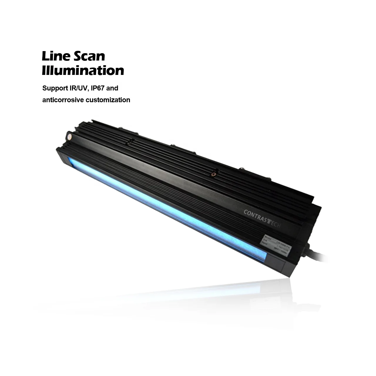 Li+ series line scan illumination 48 VDCled line scan light source for Inspection of LCD