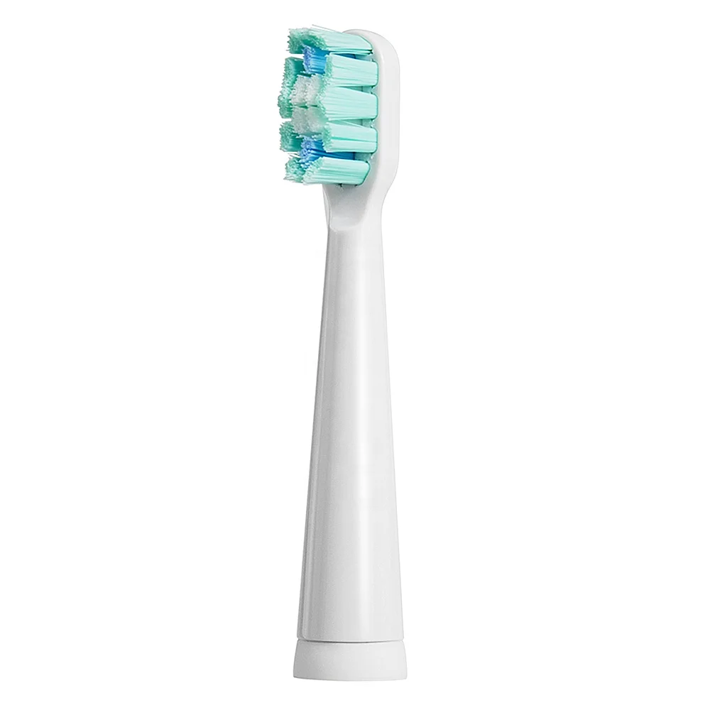 HPT4 Free Sample Rounded Top DuPont Tynex Nylon Soft Bristle Replaceable Replacement Electric Toothbrush Brush Head