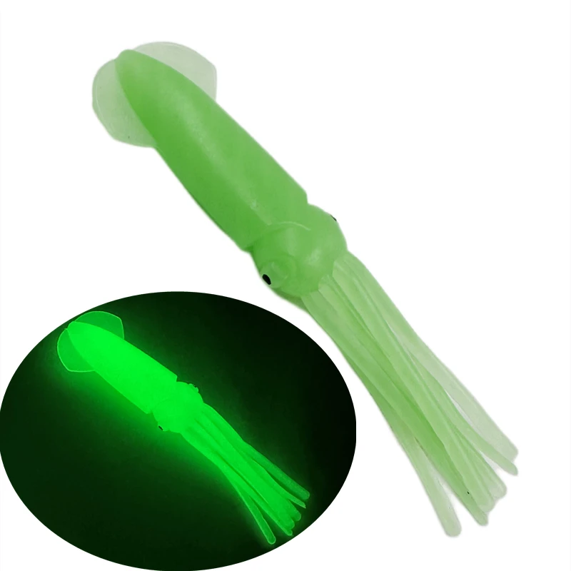 Fishing Octopus Skirt Eel sabiki Bionic Trolling Luminous Squid Jig Fishing Tuna Lure Sea Fishing Wobbler Bait Troll Leurre