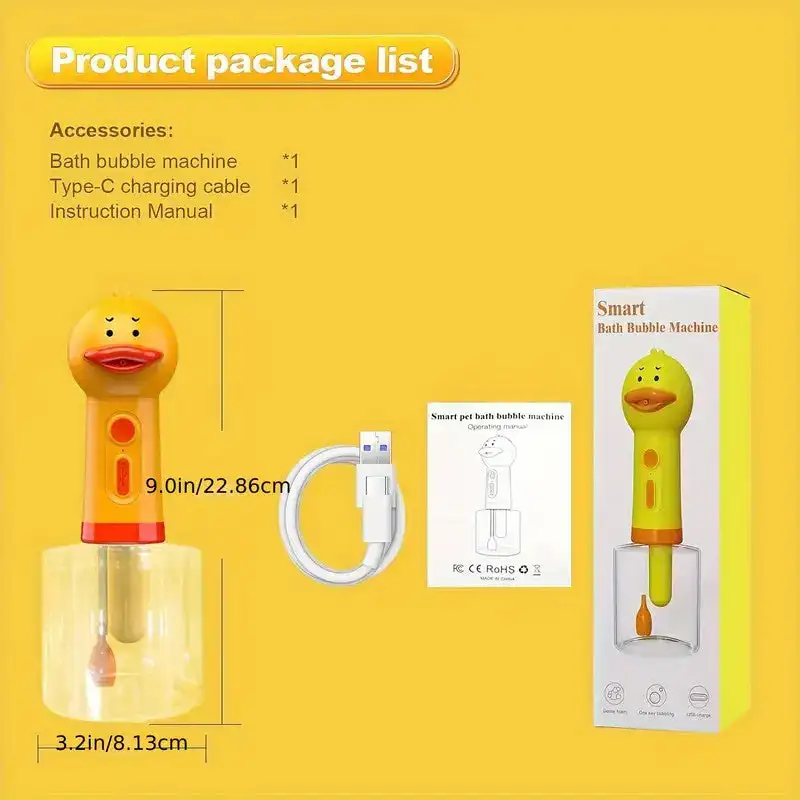 Electric Rechargeable Cleaning Pet Foam Machine Spray Depp Cleaning Pet Body Washing Machine