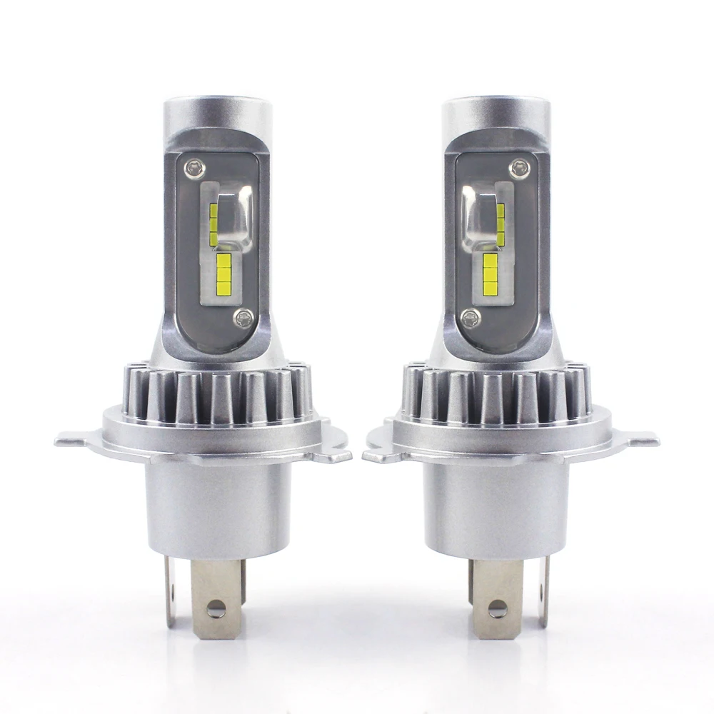 Newest H19 fanless led headlight conversion kit  H18 H19 bulb motorcycle bulb