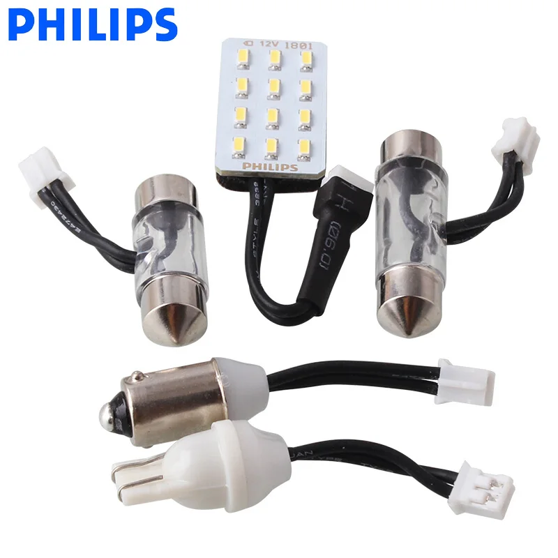 Philips LED-MULTI T10 G14 LED multi-prises lampe de lecture 6000K Turn Signal Light12957ULWX1 Fit SV8.5-8, W2.