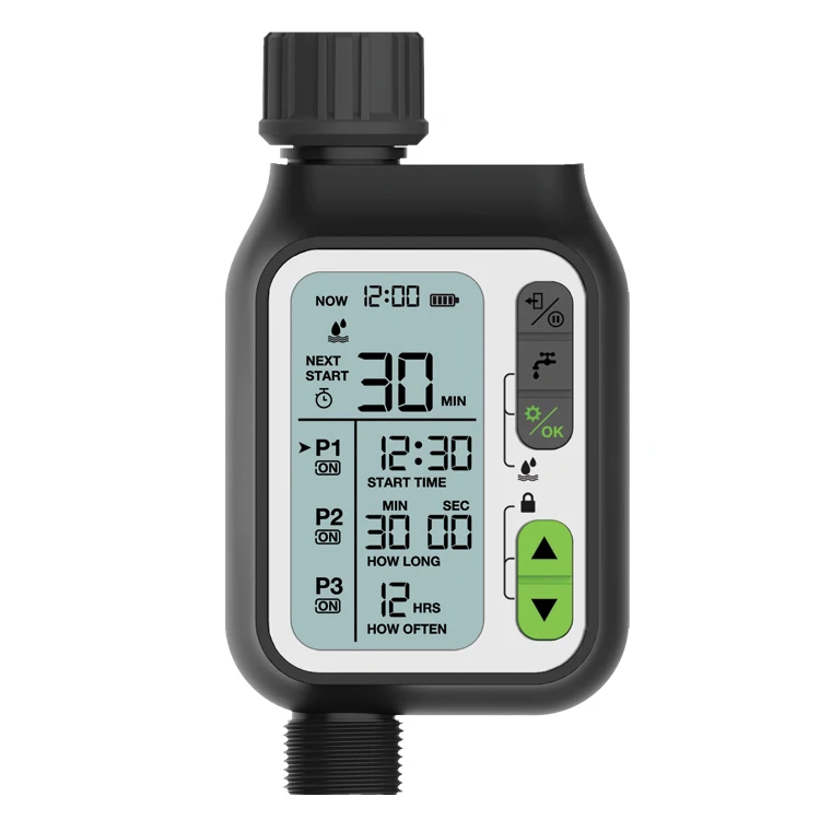New Design Smart Automatic Garden Irrigation Water Timer With Three Separate Programs