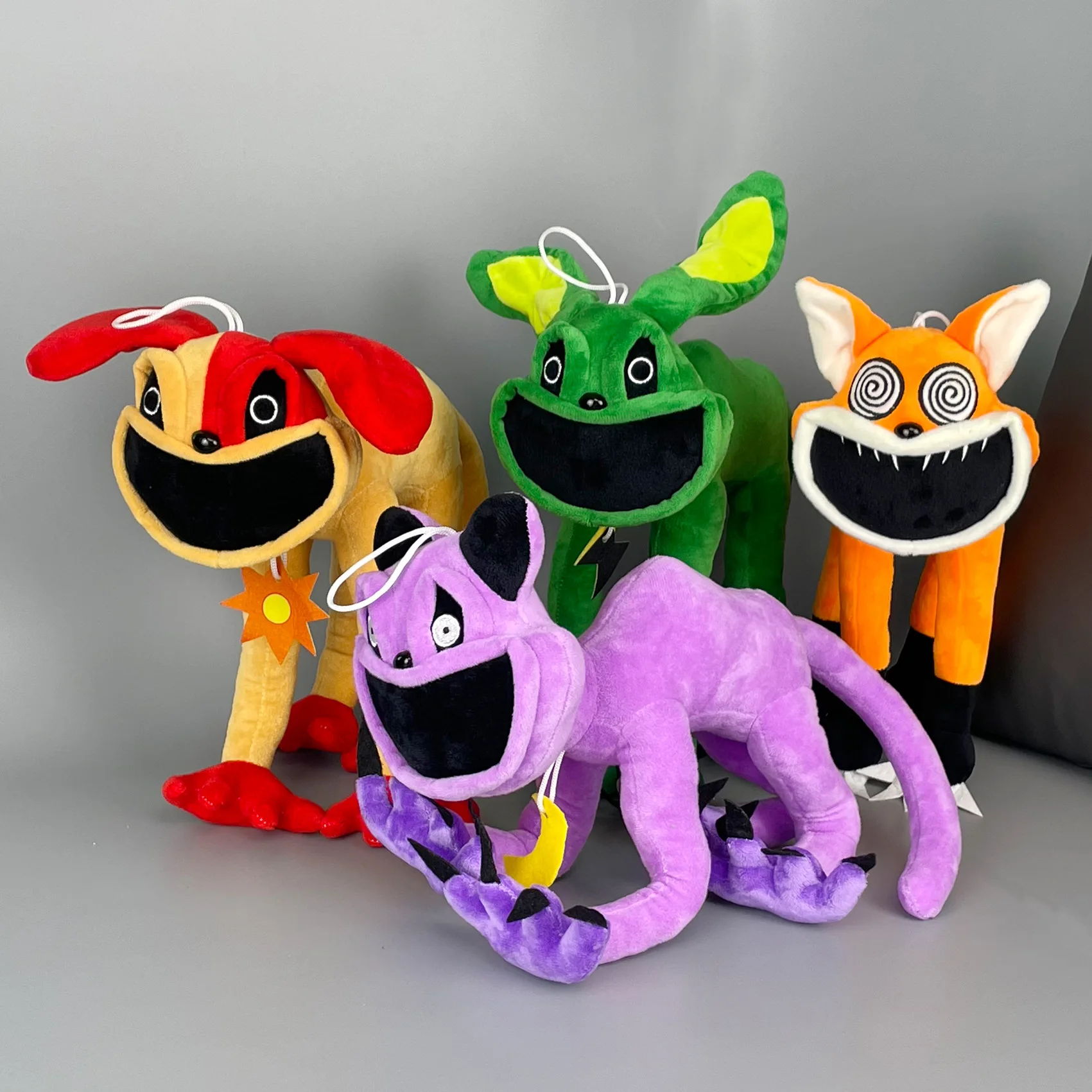 Smiling Critters Poppy Mutant Purple Cat Horror Doll Coin Operated Games Soft Velvet Toys