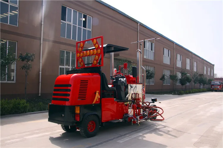 Big thermoplastic spraying road marking machine for sale machine de marquage routier