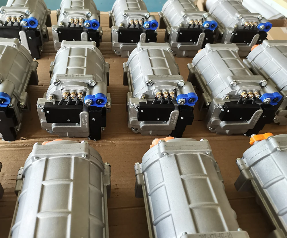 Electrical car AC Air conditioner using ev scroll compressor