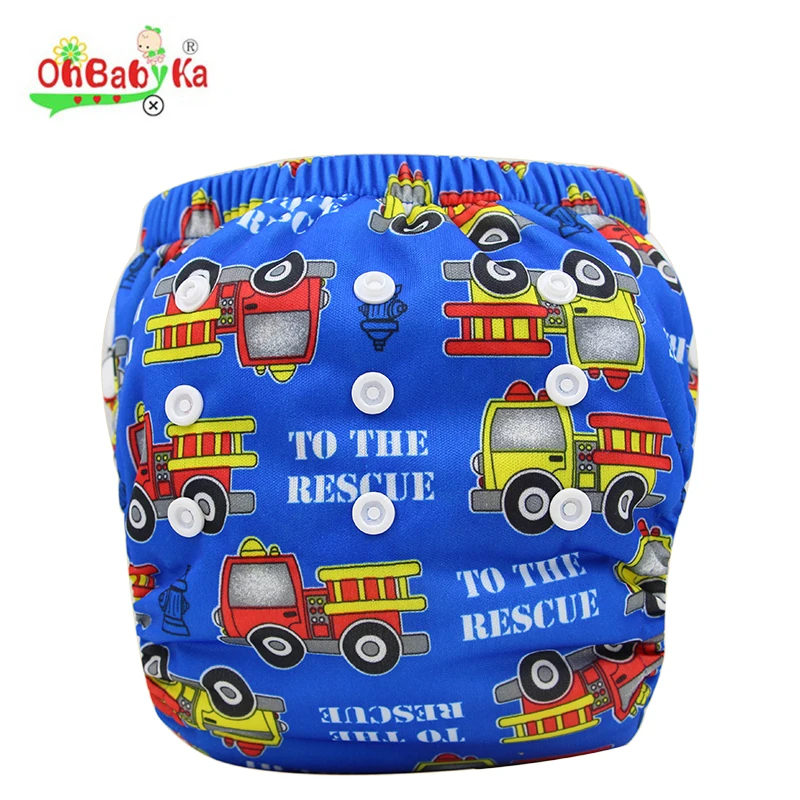 Ohbabyka Washable Diaper Baby Cloth Diapers Baby Training Pants Potty Training Underwear
