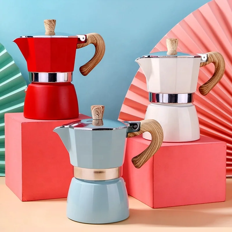 European 2022 hot sale Moka coffee maker machine for Christmas gift and cafe business