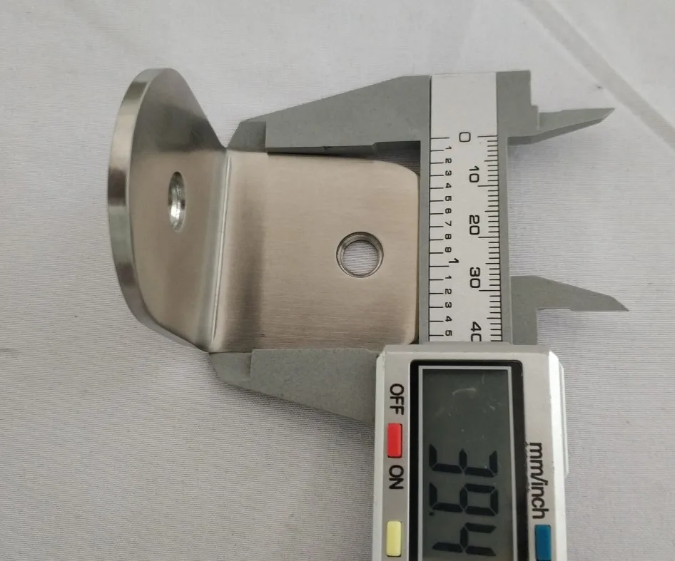 Stainless steel  toilet partition corner fastener or bracket accessories  P003B public washroom cublcle  hardware fittings