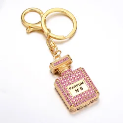 Wholesale Famous Brand Bling Diamond CC Key Chains Designer Coin Purse Metal Key Chain Luxury Catalogue