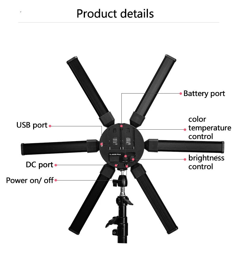 Photographic lighting lamp 40W bi color dimming changing led professional video light ring fill light for Dslr