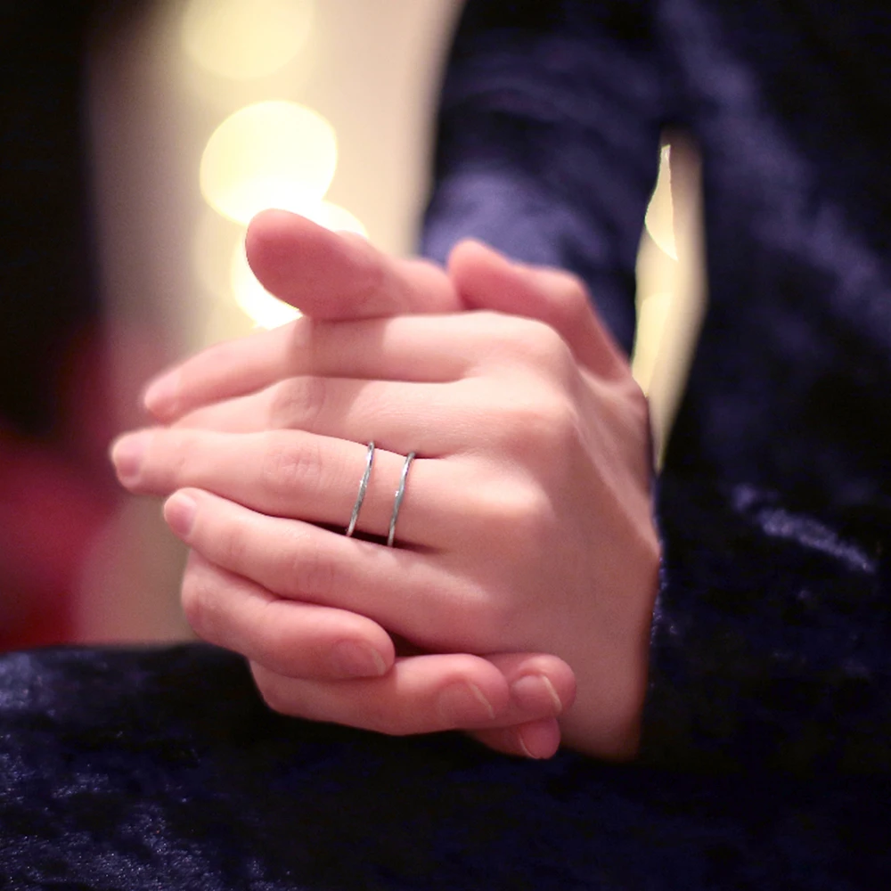 eManco INS Hot Double Layer Stainless Steel Ring Resizeale Factory Low Price