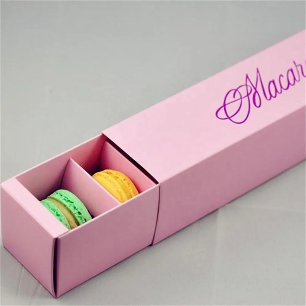 clear customized plastic packaging macaron box