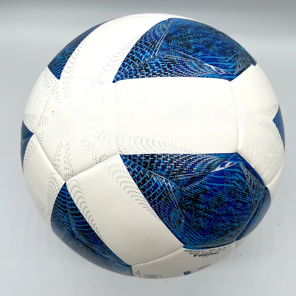 Top quality custom logo football No. 5 football  Texture TPU laminated football
