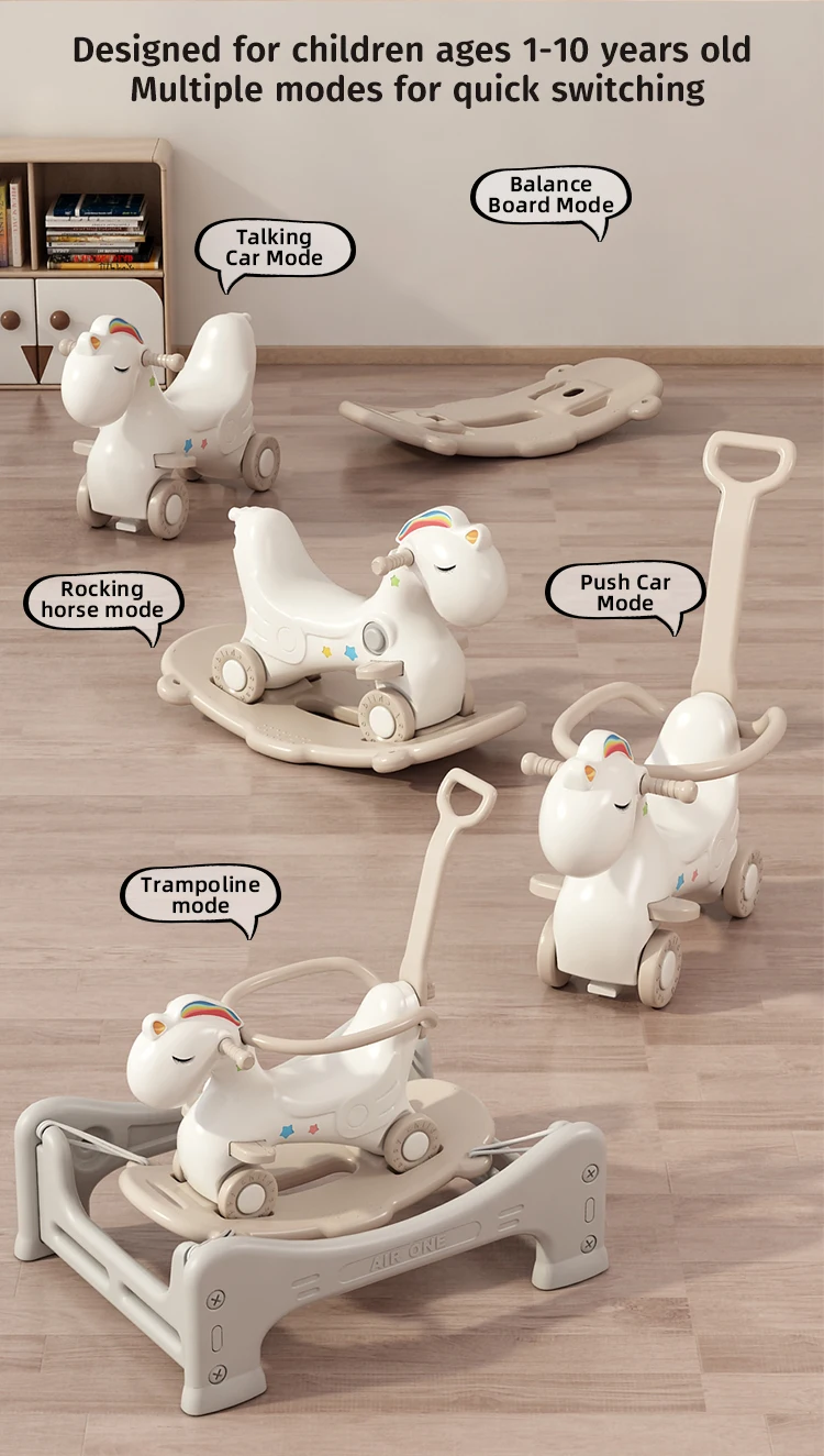 MIGO Bear ODM новый дизайн детский сад многофункциональные игрушки для детской школы пластиковые банджи-джампинг-качалка детей