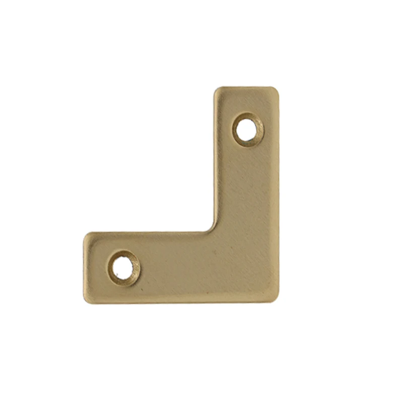 Vintage Corner Protector Metal L Shaped Decorative Furniture Case Box Cover Corner
