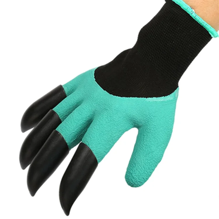 Competitive Price Custom Color Smooth Flower Household Garden Gloves with Claw