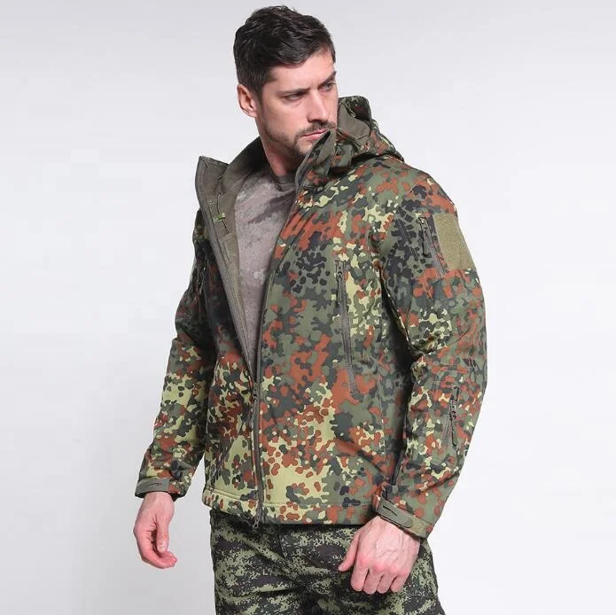 Exclusive sales german camouflage waterproof tactical jacket in stock
