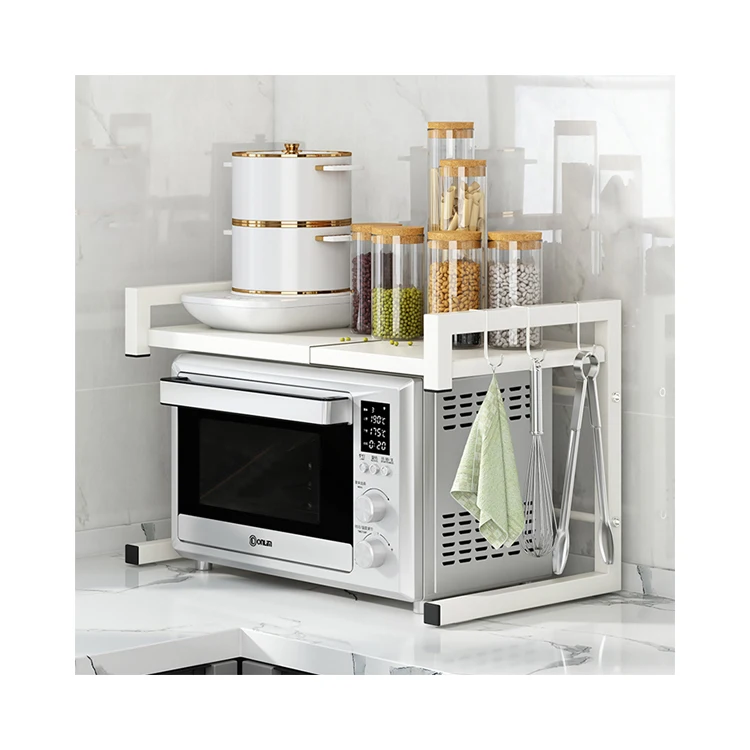 Самый продаваемый классический дизайн 2 3 Уровня Регулируемая кухонная стойка для хранения стойка для микроволновой печи