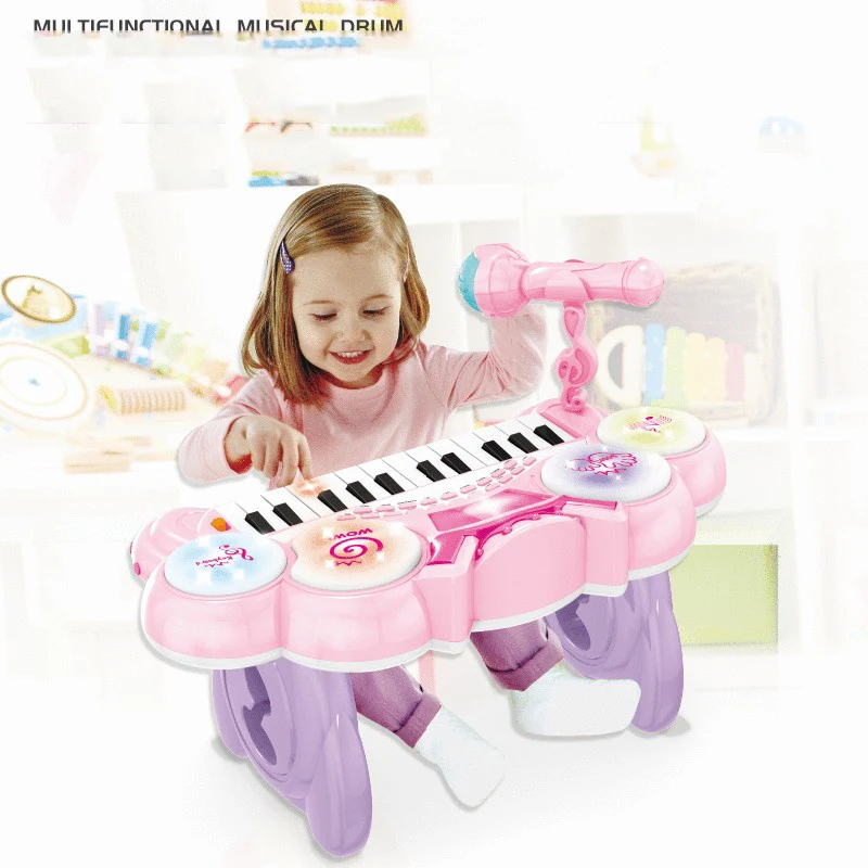 Electronic plastic musical piano keyboard for kids HN378725