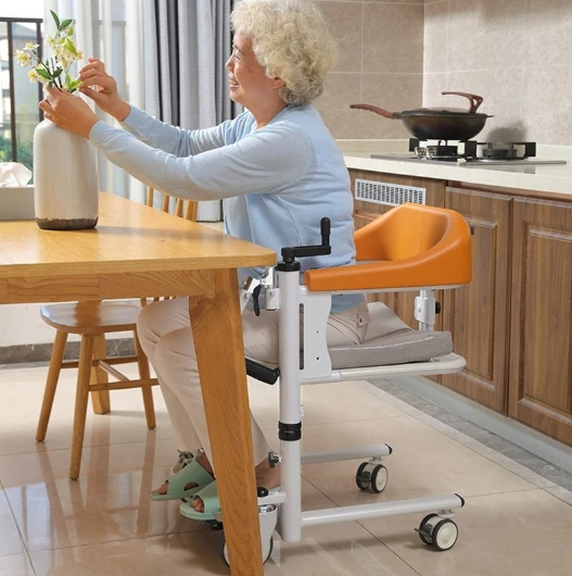 Disabled Wheelchairs With Movable Toilets to Promote the Development of Elderly Wheelchairs--Factory Direct Sales of Wheelchairs