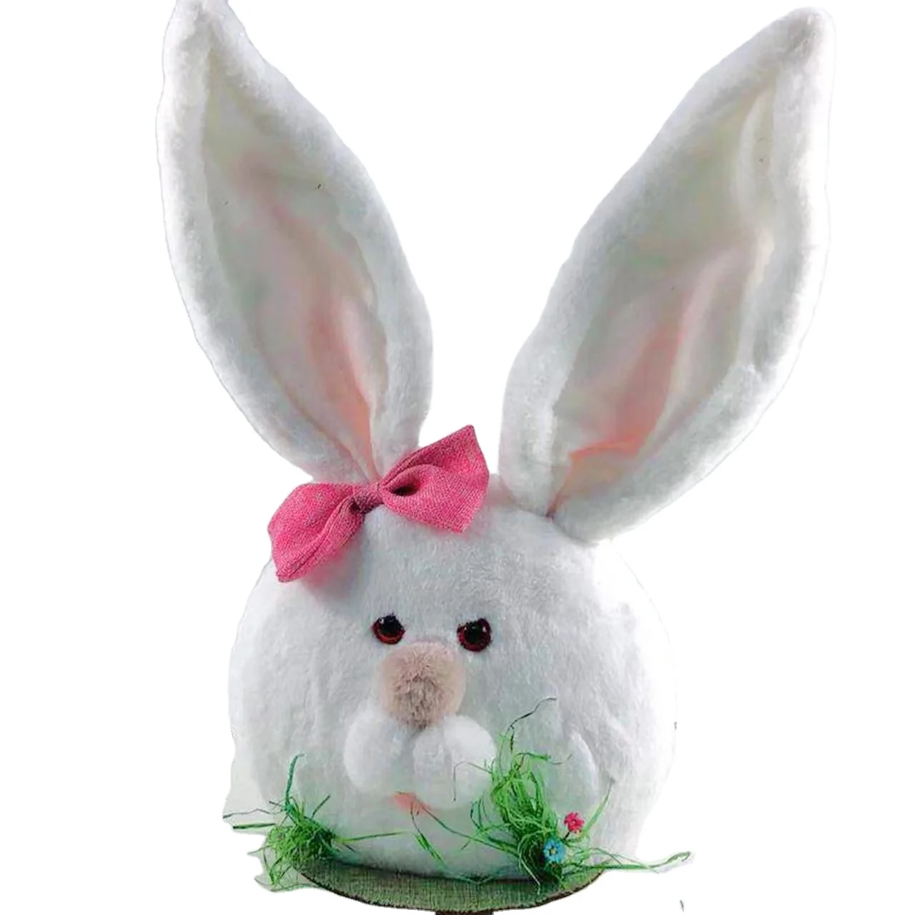 Wholesale hot sale 2023 New Handmade Easter cartoon decorative foam rabbit head