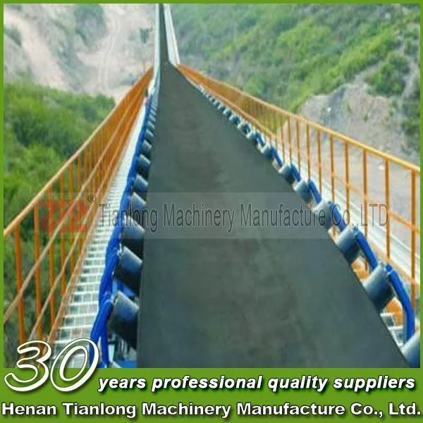 Tianlong High Speed circular rubber belt conveyor for Production Line