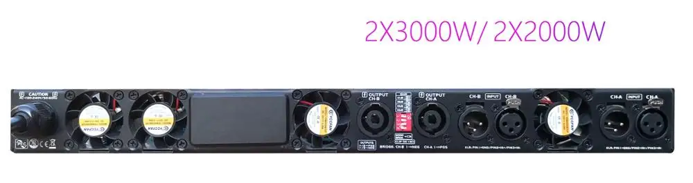  Мощный профессиональный усилитель K30 класса D 3000