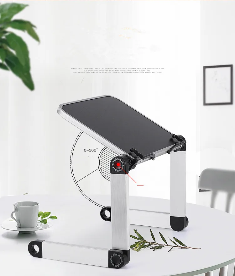 Newest Private Tooling Portable Notebook Bracket Height Adjustable Laptop Stand Aluminum Alloy Folding Foldable Computer Desk